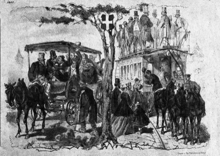 Zeiselwagen Pferdebahn einst 1825 jetzt 1865