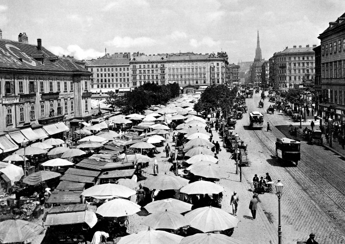 Naschmarkt um 1890