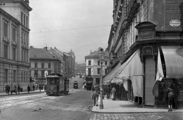 Währingerstraße, Type G 733 und p, etwa um 1906