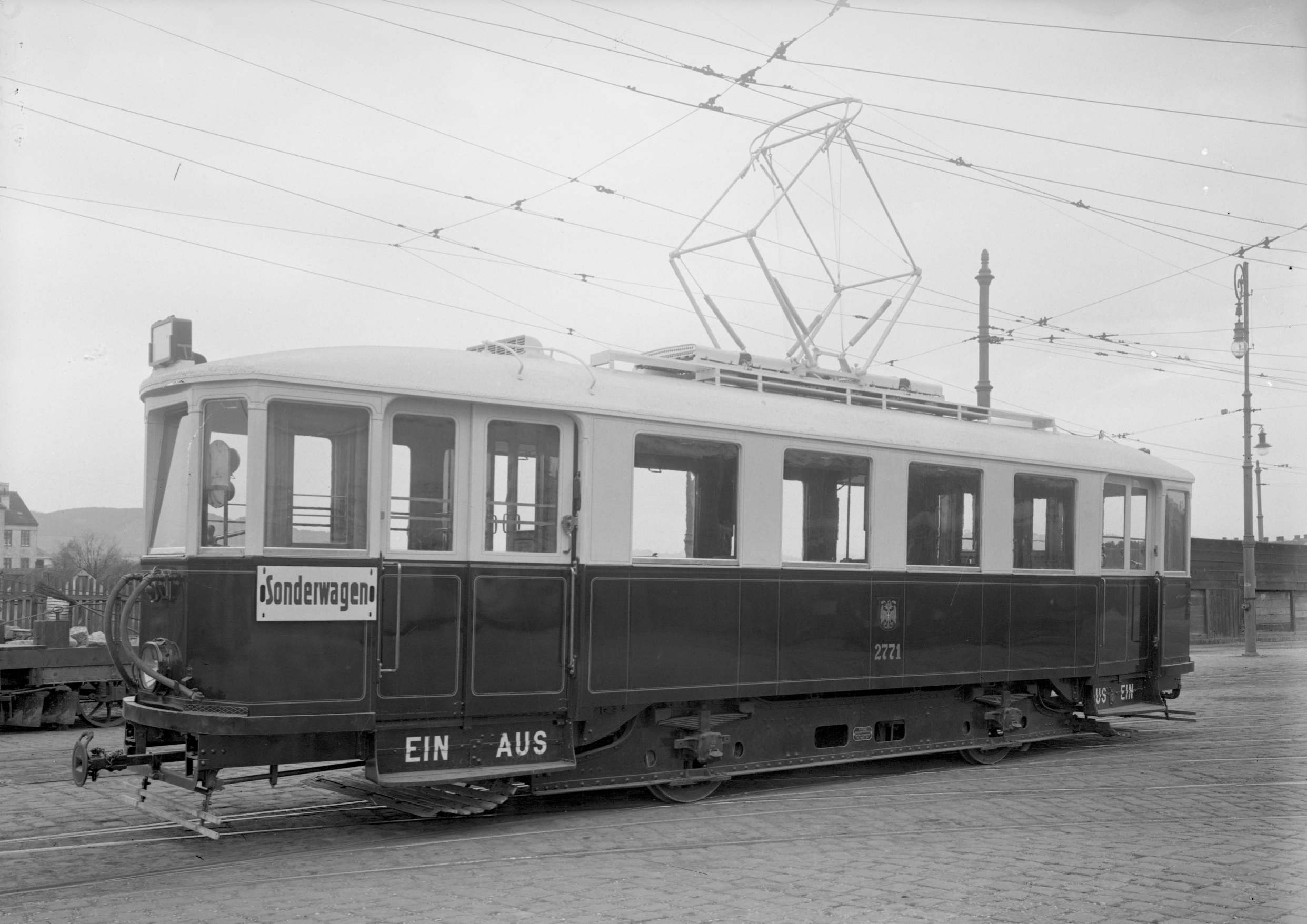 Triebwagen 2771, der Type N in der I. Ausführung, 1925