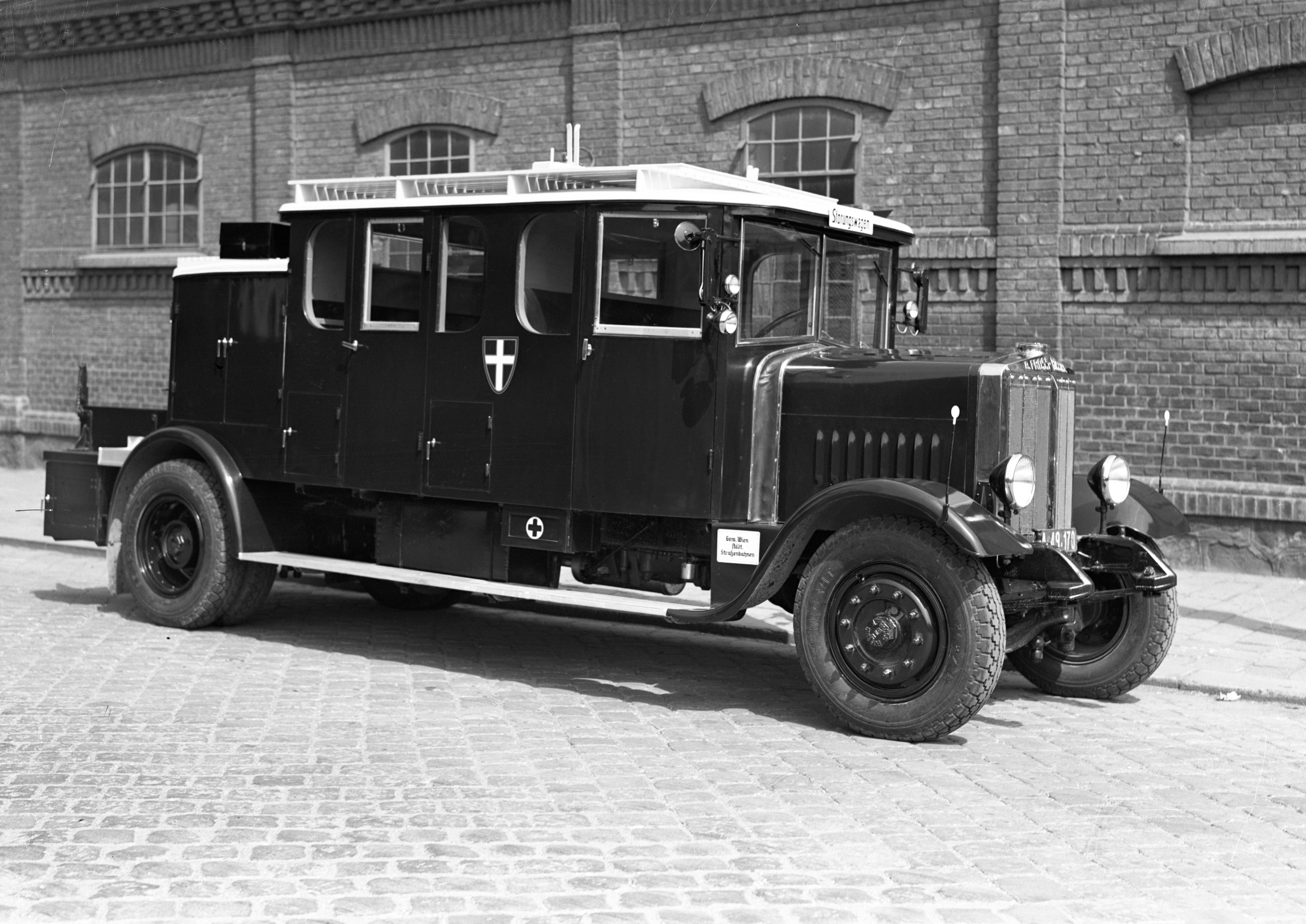 Neuer Rüstwagen im Jahr 1938