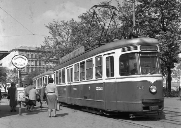 Linie 49, am Urban Loritz Platz, 1961
