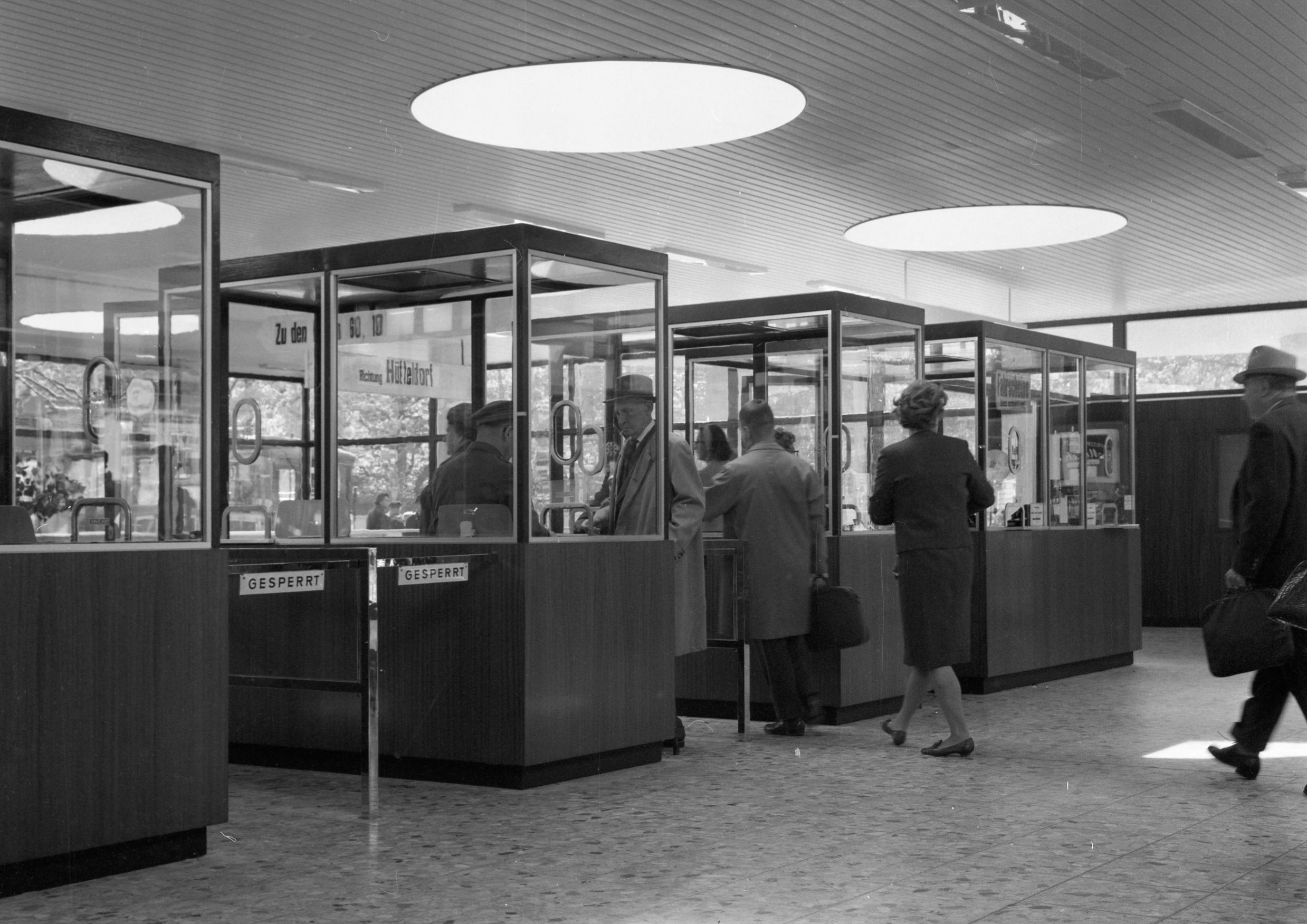 Kassenraum in der Station Hietzing