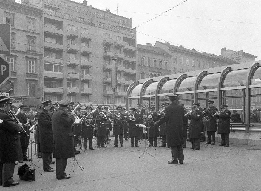 U-1 Verlängerung Stephansplatz-Nestroyplatz am 24.November 1979