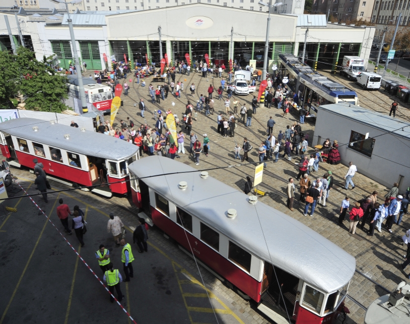 26. Wiener Tramwaytag der Wiener Linien in der Remise Hernals.