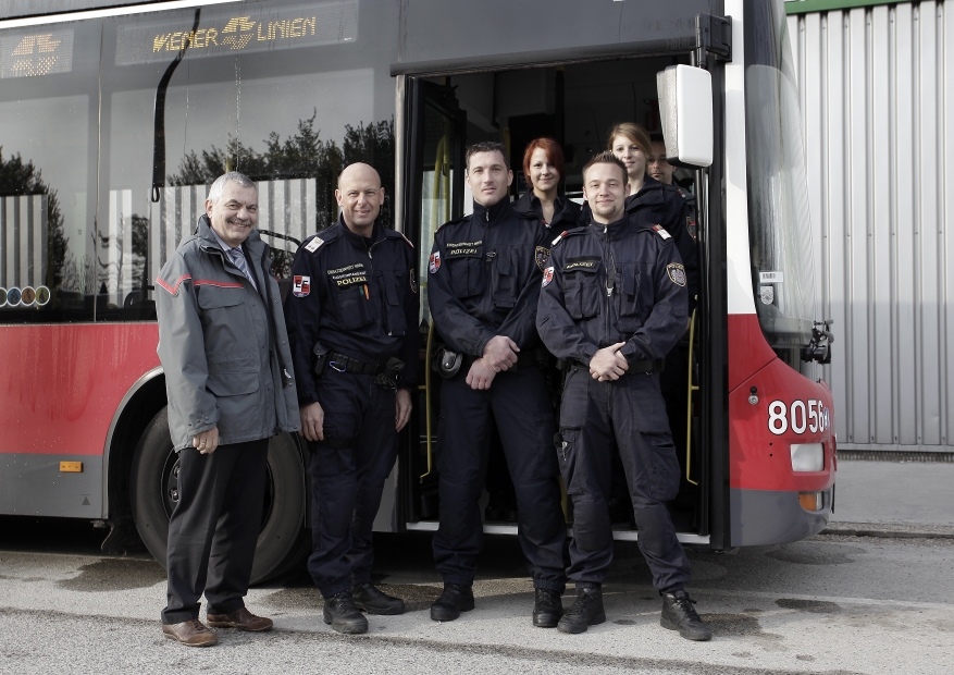 Zusammenarbeit der Polizei mit den Wiener Linien