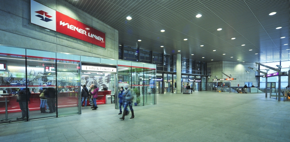 Vorverkaufsstelle in der U-Bahn-Station Praterstern.