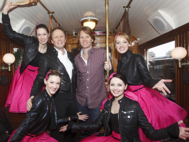 Pressefahrt Peter Kraus mit Oldtimer