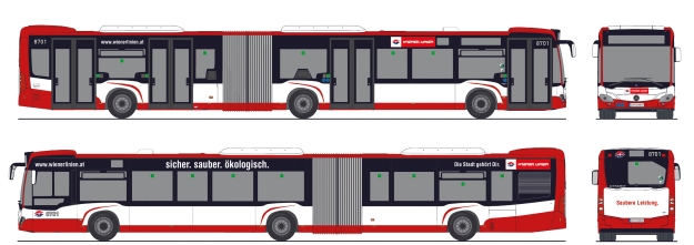 Auf unserer Website kann bis 10. Mai, 12:00 Uhr ueber das kuenftige Design der Wiener Linien-Busse abgestimmt werden.