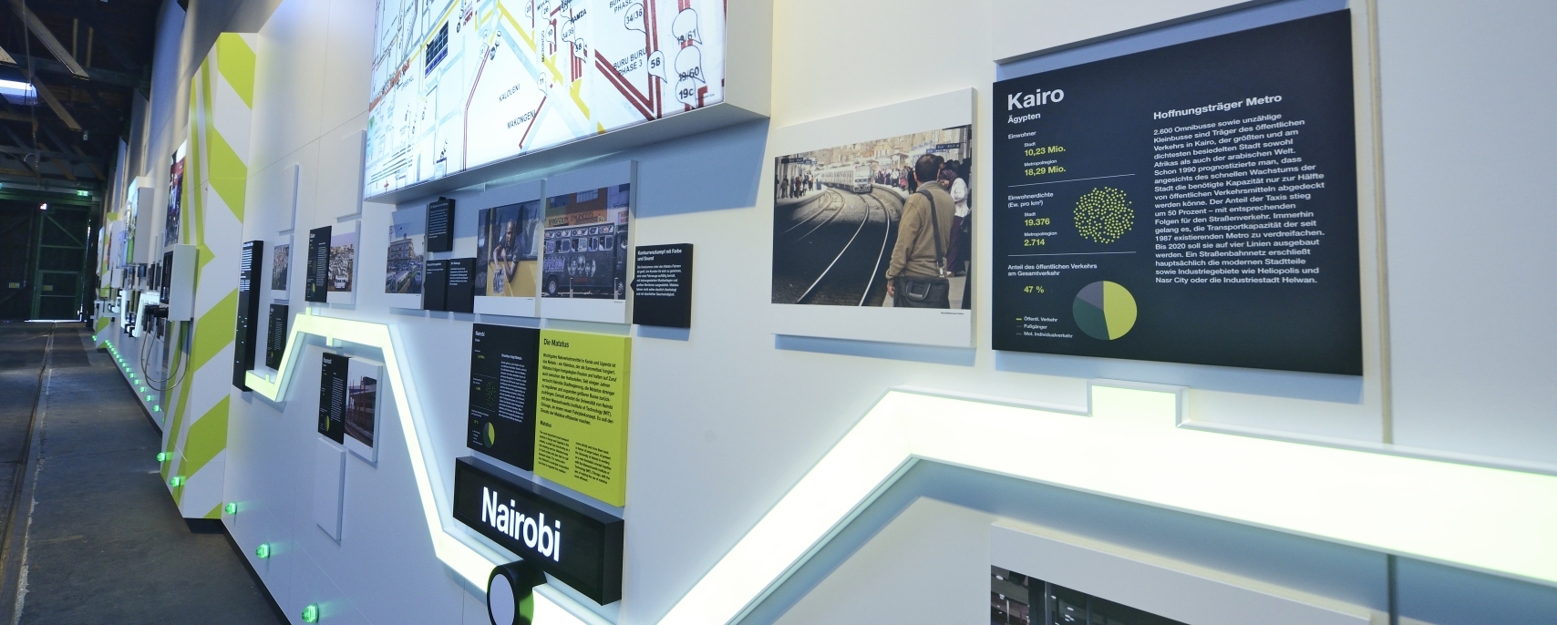 Im erweiterten Ausstellungsbereich des Verkehrsmuseums Remise werden internationale Öffi-Modelle in Städten auf der ganzen Welt vorgestellt.