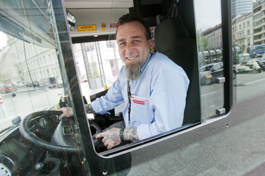 Autobuslenker der Wiener Linien