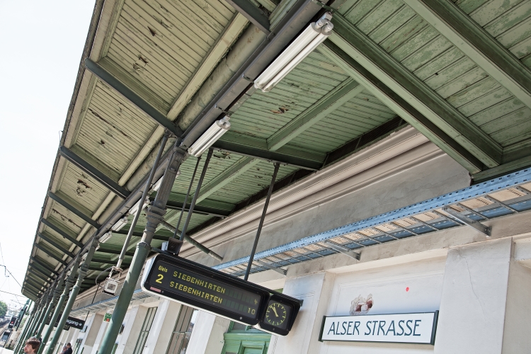 Station Alserstraße Details, Mai 2014
