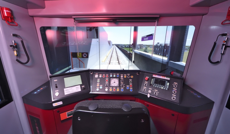Neues Ausbildungszentrum in der U1-Station Leopoldau mit zwei U-Bahn-Simulatoren mit nachbgebauten Fahrerständen.