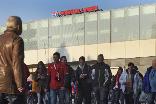 U2 Station Stadion bei Großveranstaltung