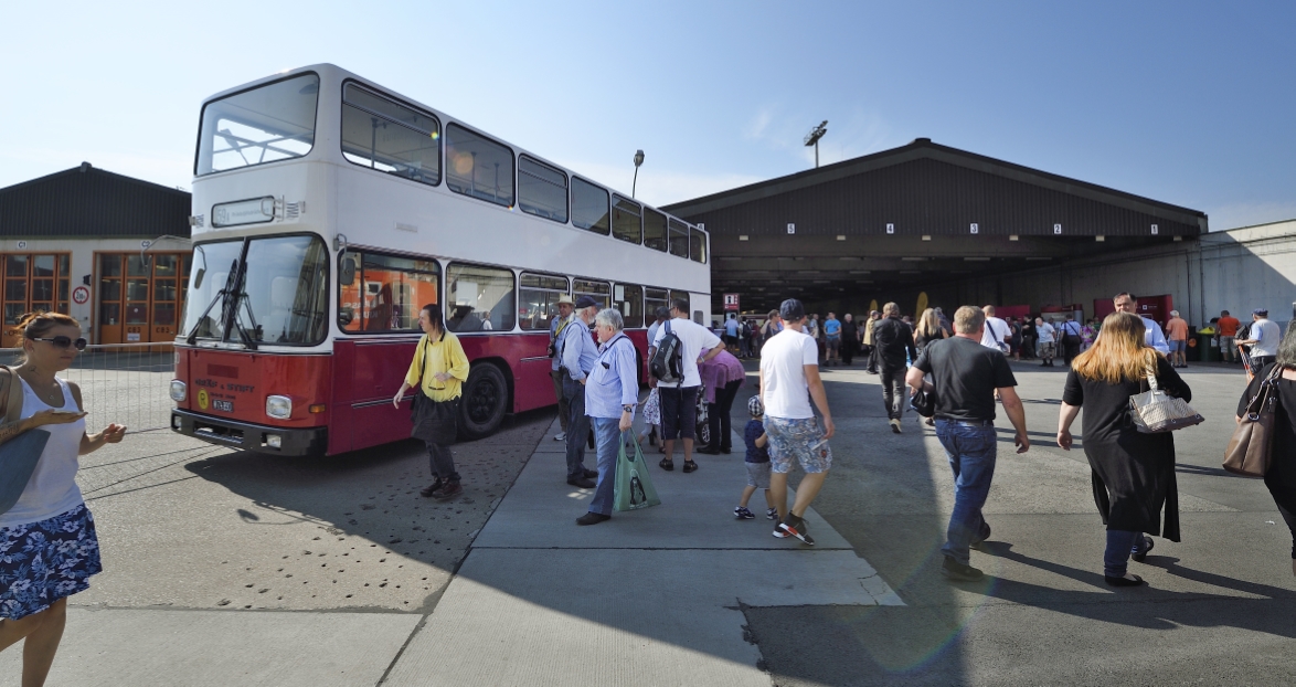 Eindrücke vom Tramwaytag 2016 in der Rax-Garage der Wiener Linien.