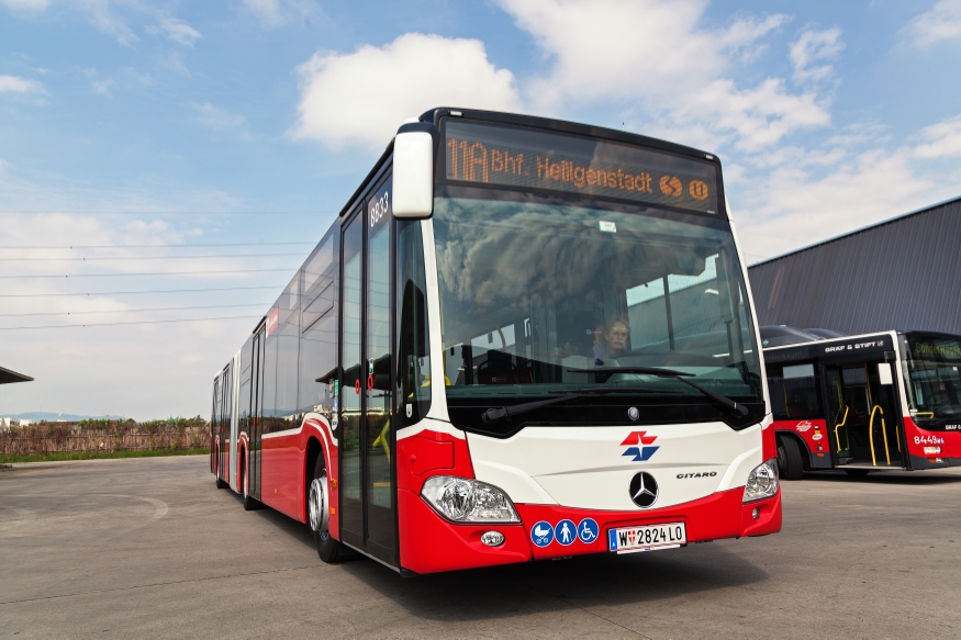 Neuer Bus  Type NG265 Citaro-Mercedes für die Linie 11a, Mai 2016