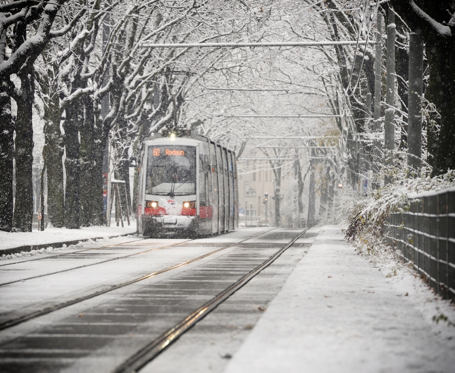 Gerade im Winter sind die Öffis DAS sichere und verlässliche Verkehrsmittel in Wien.