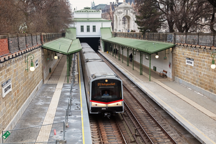 U4 Station Stadtpark kurz vor Eröffnung