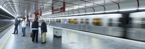 Neue Station Alaudagasse der U1 nach der Verlängerung nach Oberlaa.
