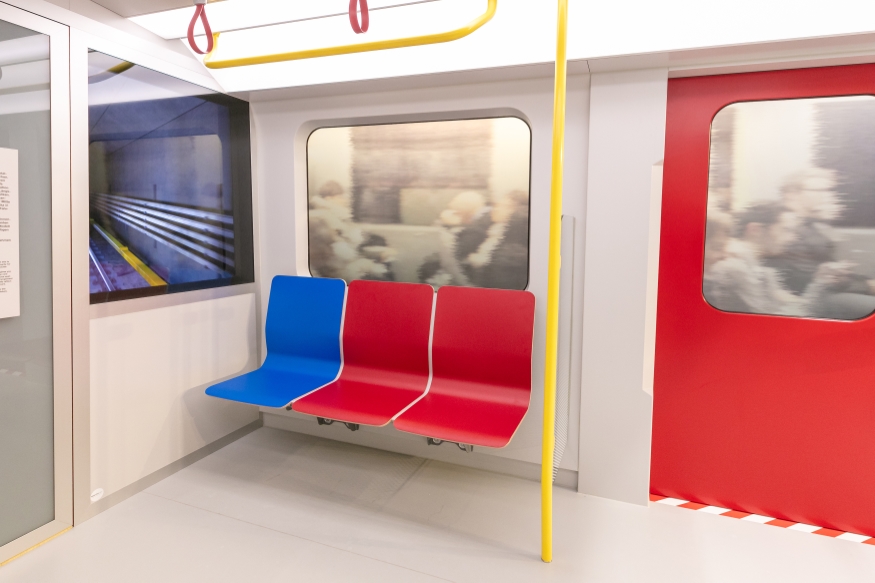 Neue Sitze in U-Bahn
