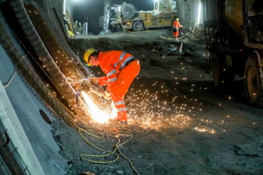 Fortschritt Tunnelarbeiten U2xS Matzleinsdorfer Platz