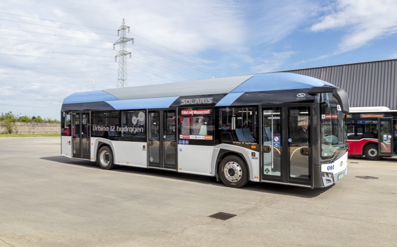 Wasserstoffbus Testbus Präsentation Leopoldau