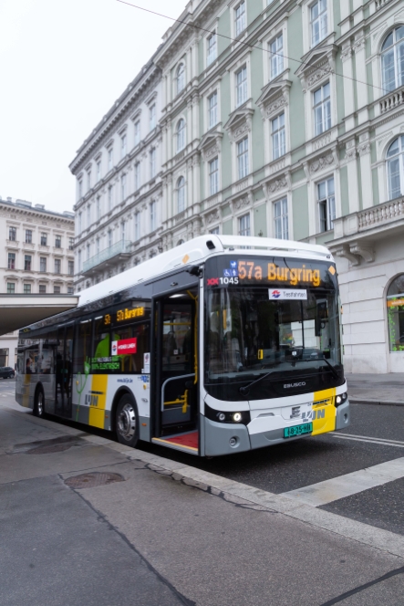 Test Elektrobus auf der Linie 57A