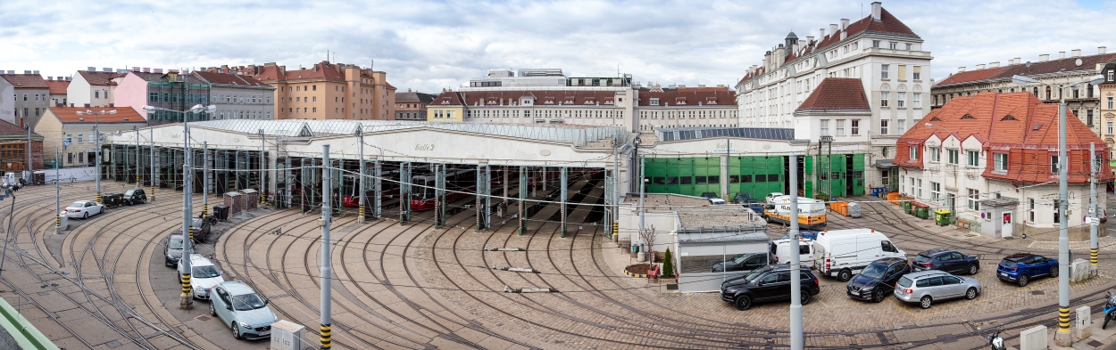 Bahnhof Favoriten Panoramabild