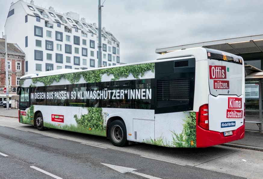 Bus Branding Klimaschützer*innen