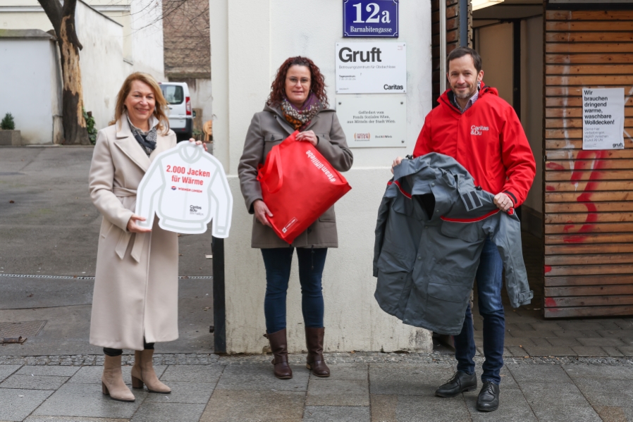 Caritas Jackenspende