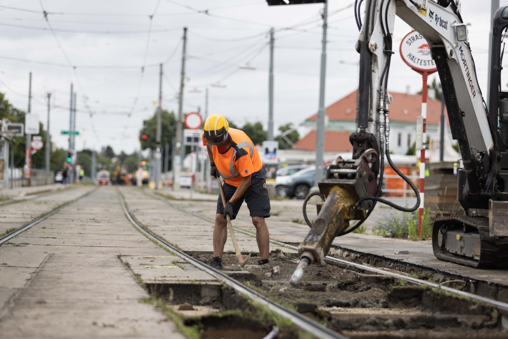 Gleismodernisierung Simmeringer Hauptstraße