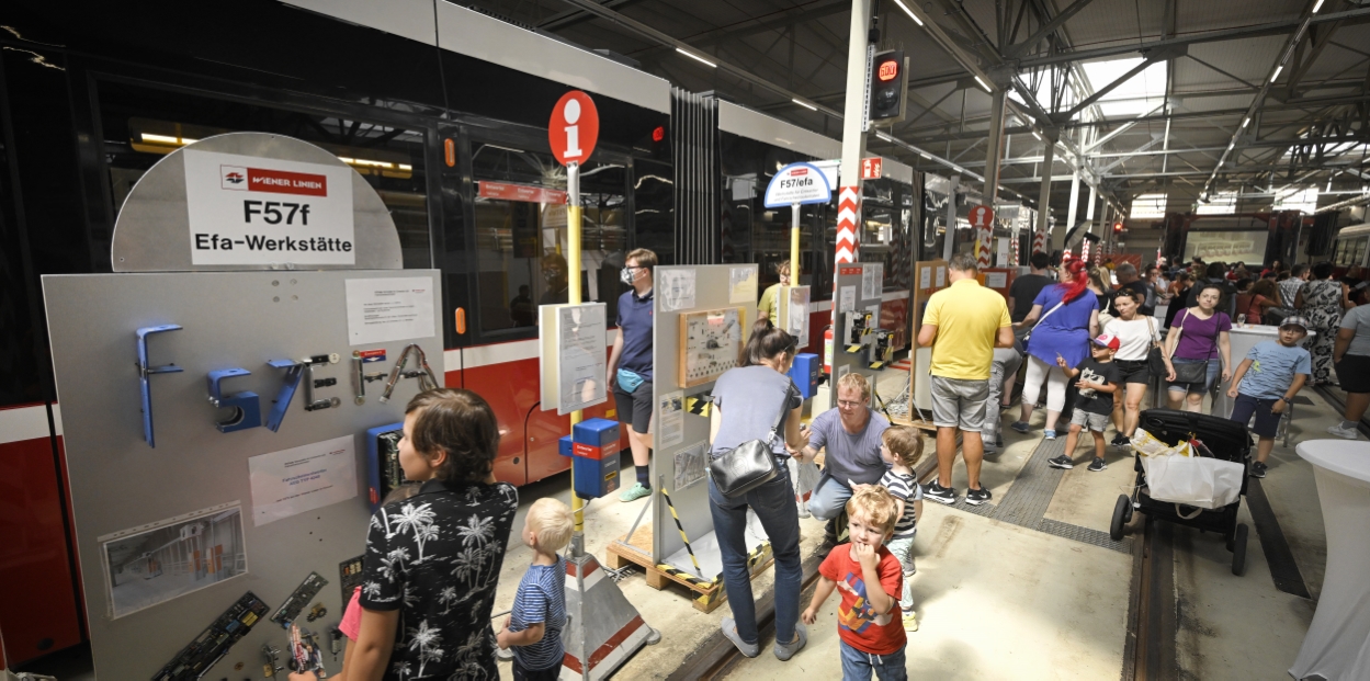 Tramwaytag 2022 am Bahnhof Brigittenau