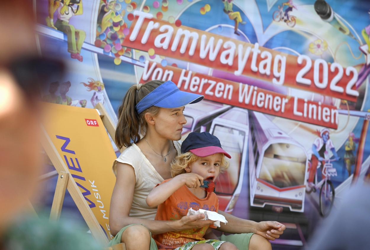 Tramwaytag 2022 am Bahnhof Brigittenau
