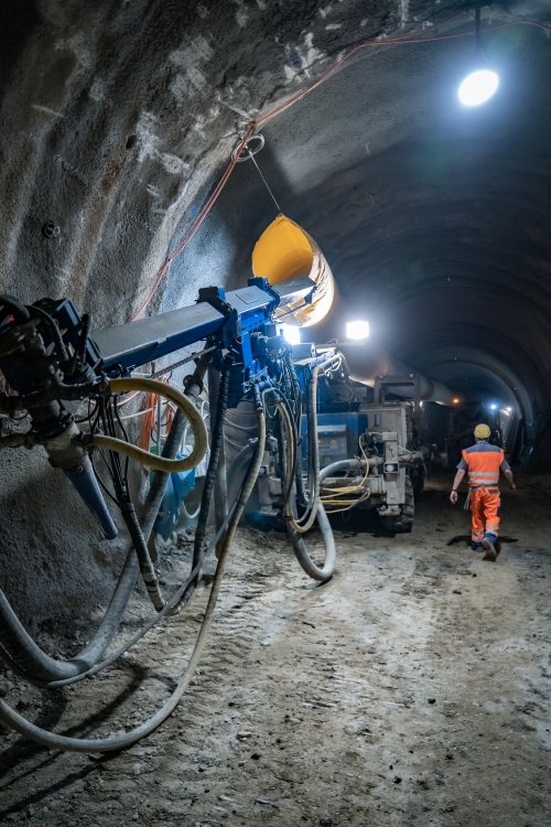 U2-Tunnelbauarbeiten im Bereich Schottentor