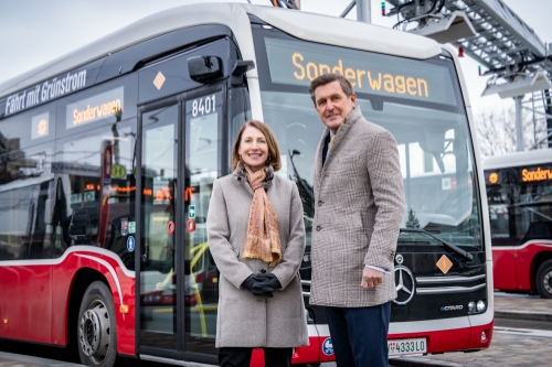 Start Probebetrieb E-Busse