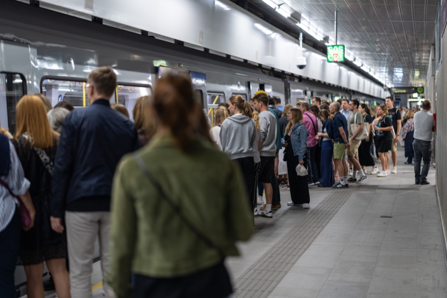 Blockabfertigung U2 Stadion