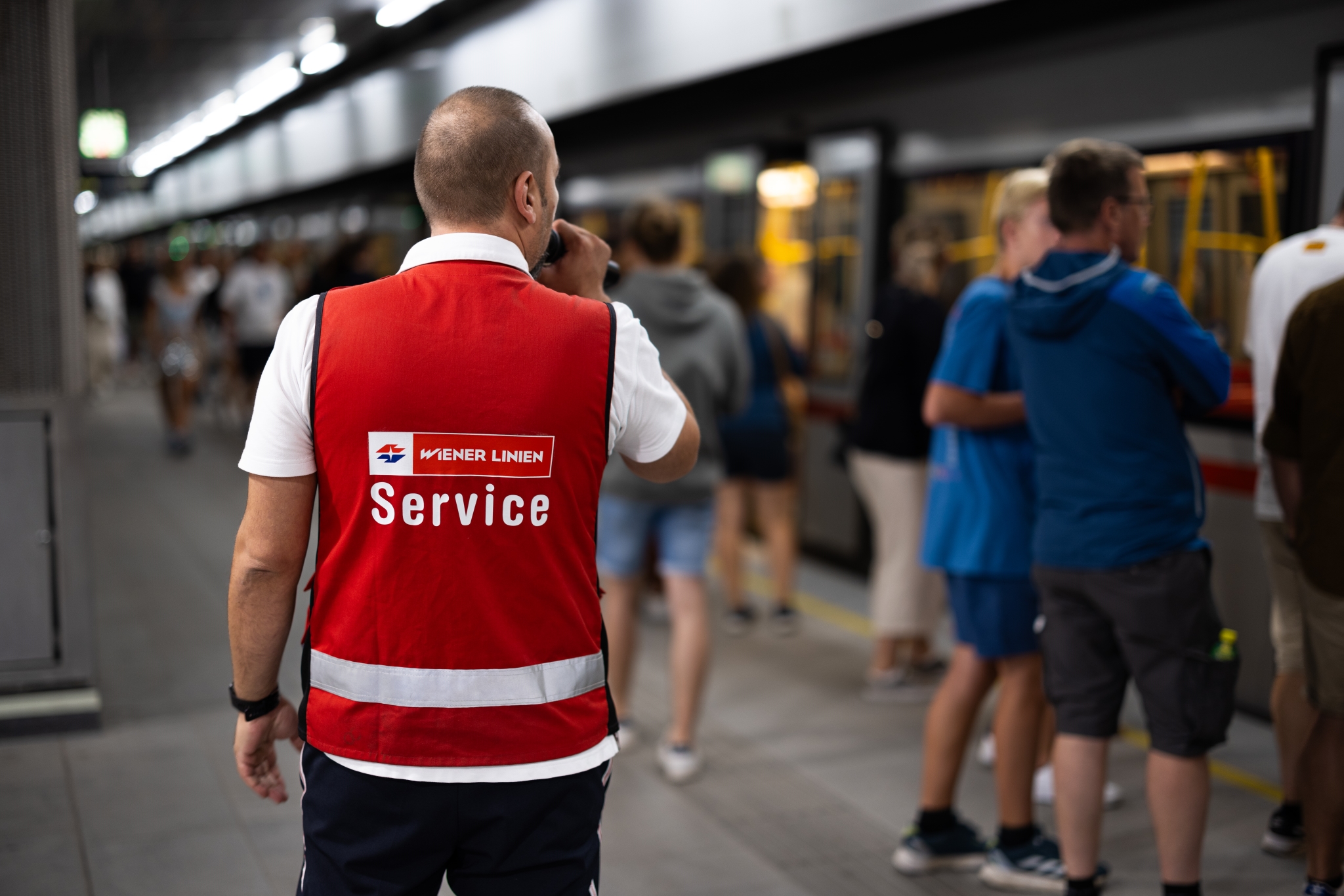 Blockabfertigung U2 Stadion