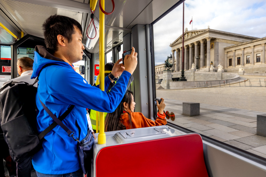 Die Teams beim letzten Training vor der TRAM-WM